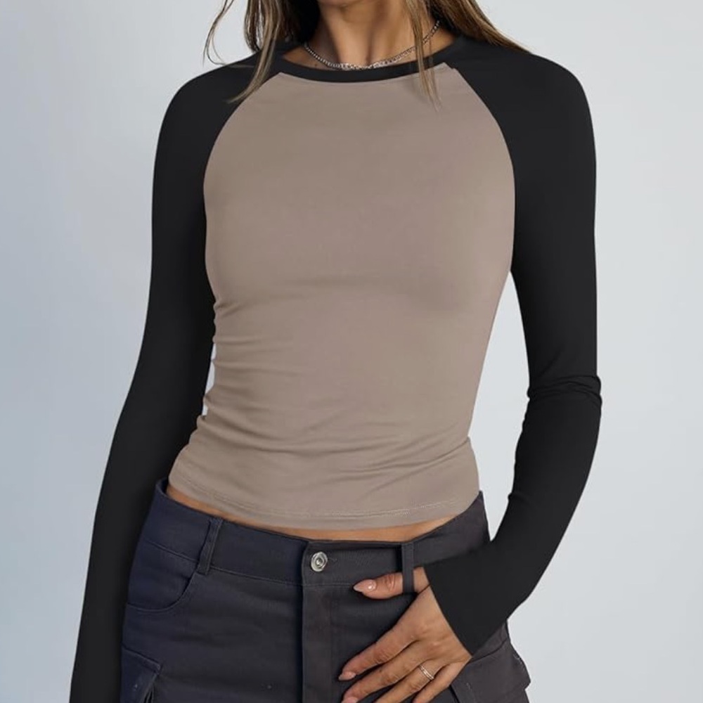 Trendy Queen Slim Fit Long Sleeve Tee